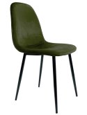 Krzesło tapicerowane GIULIA VELVET KHAKI Lugano