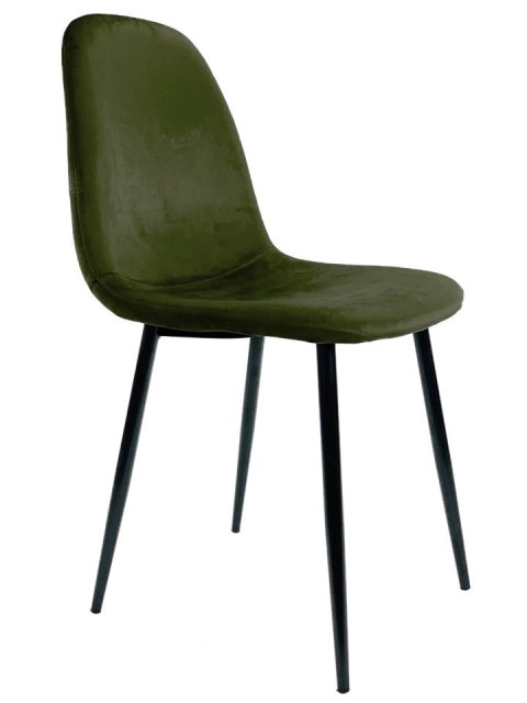 Krzesło tapicerowane GIULIA VELVET KHAKI Lugano Krzesło tapicerowane GIULIA VELVET KHAKI Lugano