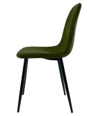 Krzesło tapicerowane GIULIA VELVET KHAKI Lugano