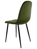 Krzesło tapicerowane GIULIA VELVET KHAKI Lugano