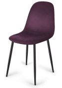 Krzesło tapicerowane GIULIA VELVET NIGHT II GATUNEK Lugano