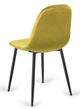 Krzesło tapicerowane GIULIA VELVET OLIVE Lugano