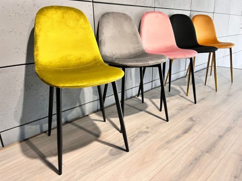 Krzesło tapicerowane GIULIA VELVET OLIVE Lugano Krzesło tapicerowane GIULIA VELVET OLIVE Lugano