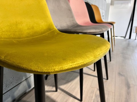 Krzesło tapicerowane GIULIA VELVET OLIVE Lugano Krzesło tapicerowane GIULIA VELVET OLIVE Lugano