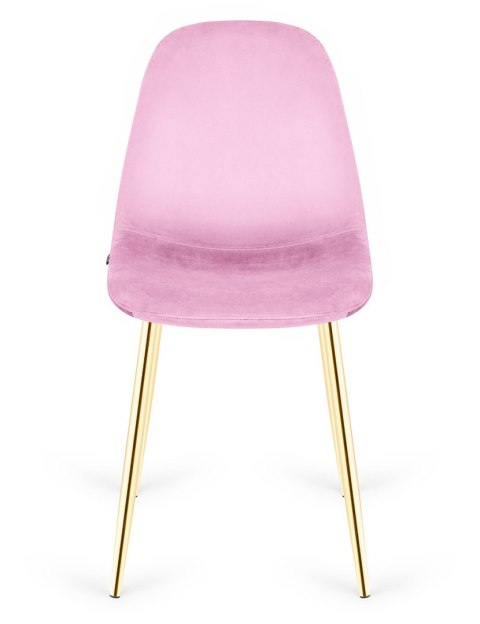 Krzesło tapicerowane GIULIA VELVET PINK GOLD II GATUNEK Lugano Krzesło tapicerowane GIULIA VELVET PINK GOLD II GATUNEK Lugano
