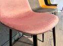 Krzesło tapicerowane GIULIA VELVET PINK Lugano