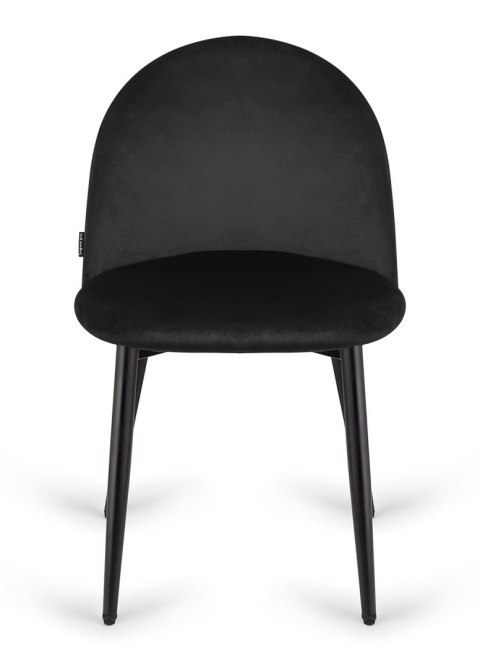 Krzesło tapicerowane GLORIA BLACK VELVET Lugano Krzesło tapicerowane GLORIA BLACK VELVET Lugano