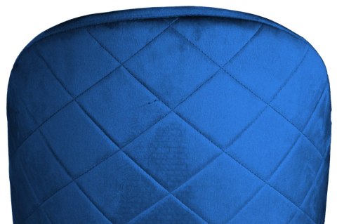 Krzesło tapicerowane GLORIA BLUE VELVET GOLD Lugano Krzesło tapicerowane GLORIA BLUE VELVET GOLD Lugano