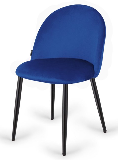 Krzesło tapicerowane GLORIA BLUE VELVET Lugano Krzesło tapicerowane GLORIA BLUE VELVET Lugano