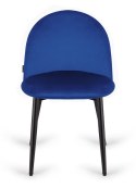 Krzesło tapicerowane GLORIA BLUE VELVET Lugano