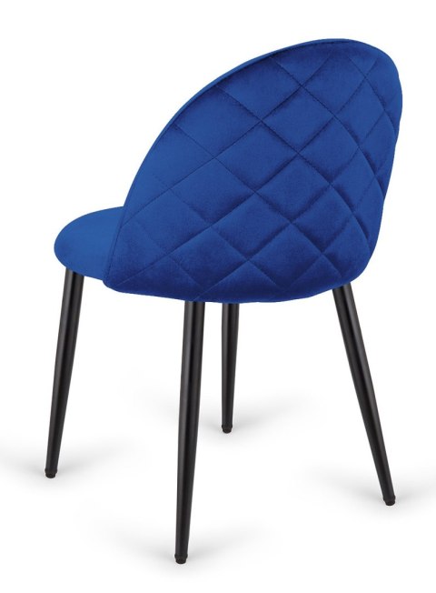 Krzesło tapicerowane GLORIA BLUE VELVET Lugano Krzesło tapicerowane GLORIA BLUE VELVET Lugano