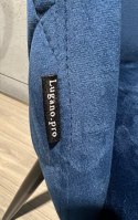 Krzesło tapicerowane GLORIA BLUE VELVET Lugano