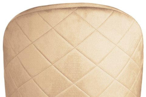 Krzesło tapicerowane GLORIA CREAM VELVET GOLD Lugano Krzesło tapicerowane GLORIA CREAM VELVET GOLD Lugano