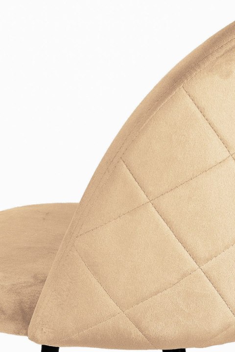 Krzesło tapicerowane GLORIA CREAM VELVET GOLD Lugano Krzesło tapicerowane GLORIA CREAM VELVET GOLD Lugano