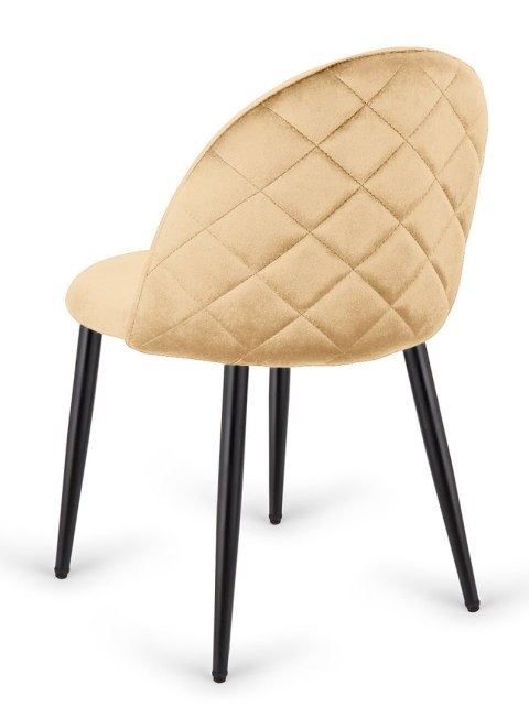 Krzesło tapicerowane GLORIA CREAM VELVET Lugano Krzesło tapicerowane GLORIA CREAM VELVET Lugano