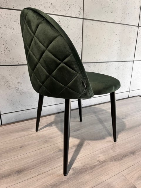Krzesło tapicerowane GLORIA GREEN FOREST VELVET Lugano Krzesło tapicerowane GLORIA GREEN FOREST VELVET Lugano