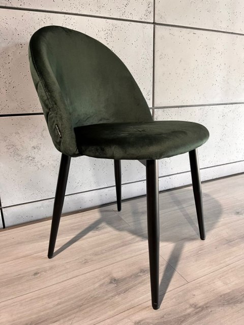 Krzesło tapicerowane GLORIA GREEN FOREST VELVET Lugano Krzesło tapicerowane GLORIA GREEN FOREST VELVET Lugano