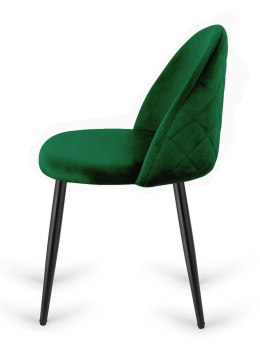 Krzesło tapicerowane GLORIA GREEN VELVET Lugano