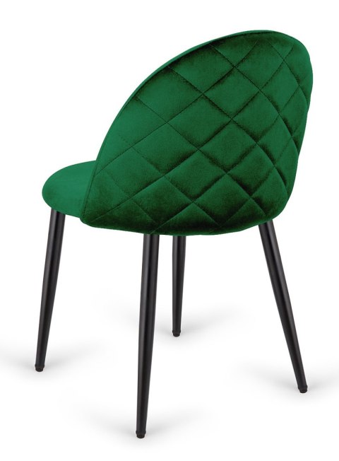 Krzesło tapicerowane GLORIA GREEN VELVET Lugano Krzesło tapicerowane GLORIA GREEN VELVET Lugano