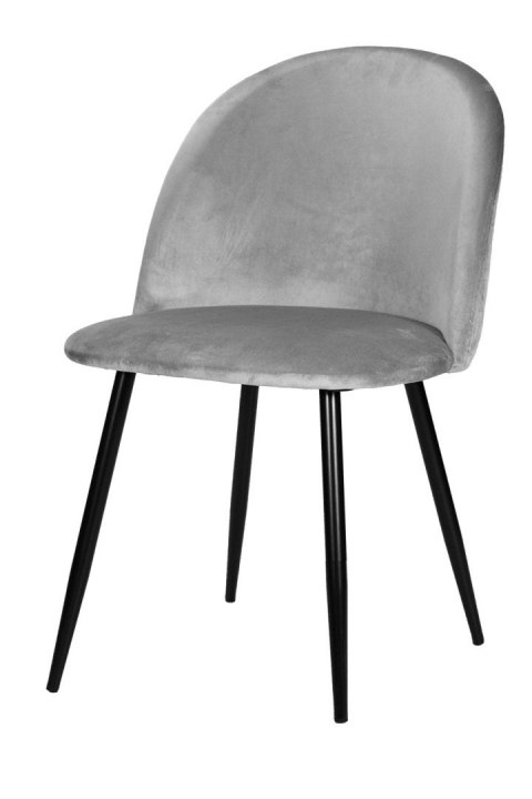 Krzesło tapicerowane GLORIA GREY VELVET II gatunek Lugano Krzesło tapicerowane GLORIA GREY VELVET II gatunek Lugano