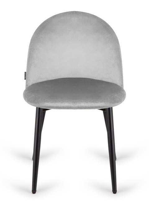 Krzesło tapicerowane GLORIA LIGHT GREY VELVET Lugano Krzesło tapicerowane GLORIA LIGHT GREY VELVET Lugano