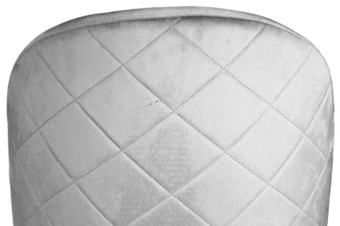Krzesło tapicerowane GLORIA LIGHT GREY VELVET Lugano Krzesło tapicerowane GLORIA LIGHT GREY VELVET Lugano