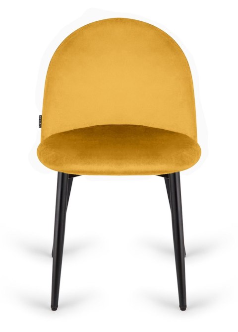 Krzesło tapicerowane GLORIA MUSTARD VELVET Lugano Krzesło tapicerowane GLORIA MUSTARD VELVET Lugano