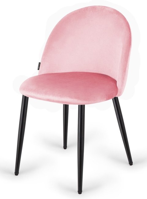 Krzesło tapicerowane GLORIA PINK VELVET Lugano Krzesło tapicerowane GLORIA PINK VELVET Lugano