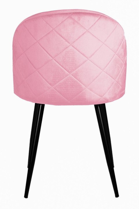 Krzesło tapicerowane GLORIA PINK VELVET Lugano Krzesło tapicerowane GLORIA PINK VELVET Lugano