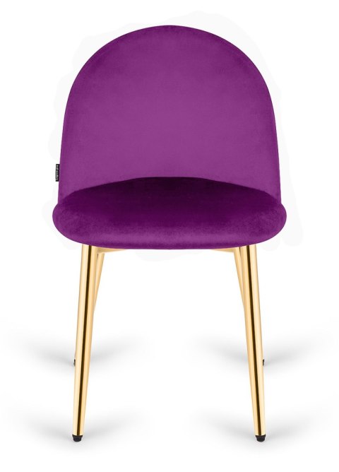 Krzesło tapicerowane GLORIA PURPLE VELVET GOLD Lugano Krzesło tapicerowane GLORIA PURPLE VELVET GOLD Lugano