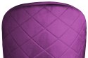 Krzesło tapicerowane GLORIA PURPLE VELVET GOLD Lugano