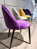 Krzesło tapicerowane GLORIA PURPLE VELVET Lugano