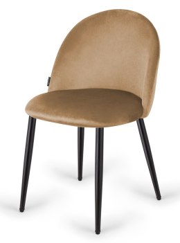 Krzesło tapicerowane GLORIA SAND VELVET Lugano