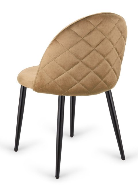 Krzesło tapicerowane GLORIA SAND VELVET Lugano Krzesło tapicerowane GLORIA SAND VELVET Lugano