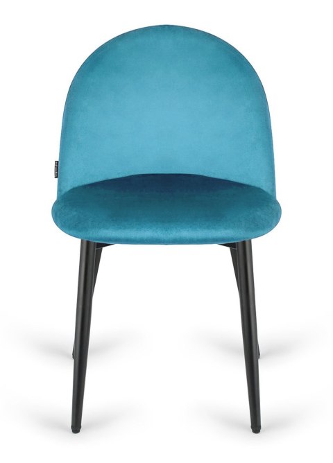 Krzesło tapicerowane GLORIA SEA BLUE VELVET Lugano Krzesło tapicerowane GLORIA SEA BLUE VELVET Lugano