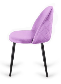 Krzesło tapicerowane GLORIA VIOLET VELVET Lugano