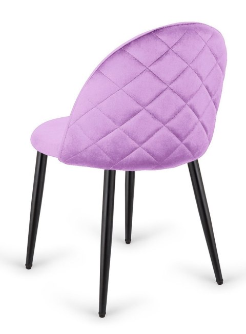 Krzesło tapicerowane GLORIA VIOLET VELVET Lugano Krzesło tapicerowane GLORIA VIOLET VELVET Lugano