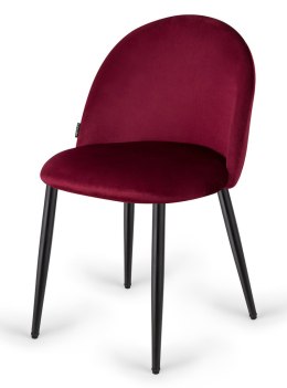Krzesło tapicerowane GLORIA WINE VELVET Lugano
