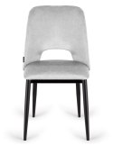 Krzesło tapicerowane GOTI LIGHT GREY VELVET Lugano