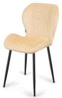 Krzesło tapicerowane MONTI VELVET BEIGE Lugano