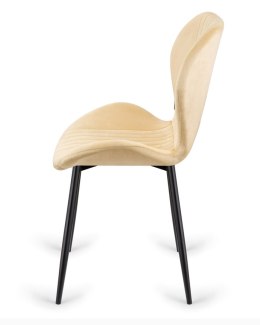 Krzesło tapicerowane MONTI VELVET BEIGE Lugano