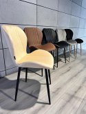 Krzesło tapicerowane MONTI VELVET BEIGE Lugano