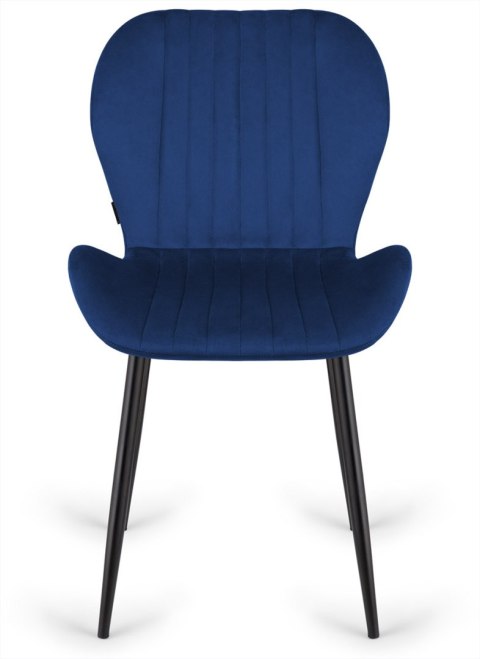 Krzesło tapicerowane MONTI VELVET BLUE Lugano Krzesło tapicerowane MONTI VELVET BLUE Lugano