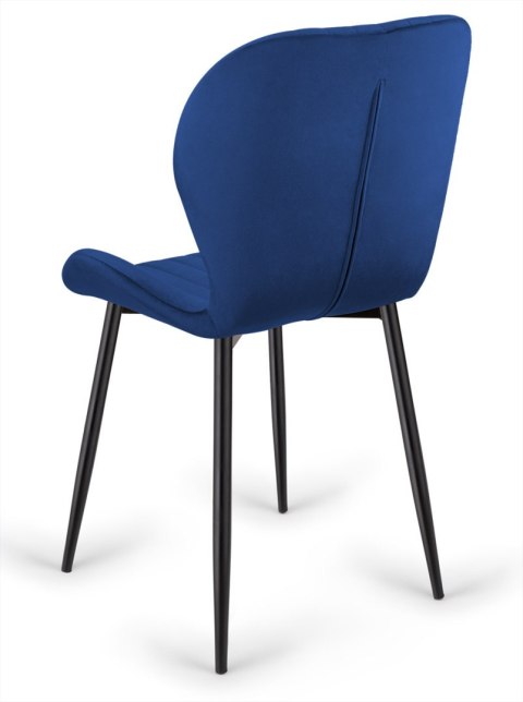 Krzesło tapicerowane MONTI VELVET BLUE Lugano Krzesło tapicerowane MONTI VELVET BLUE Lugano