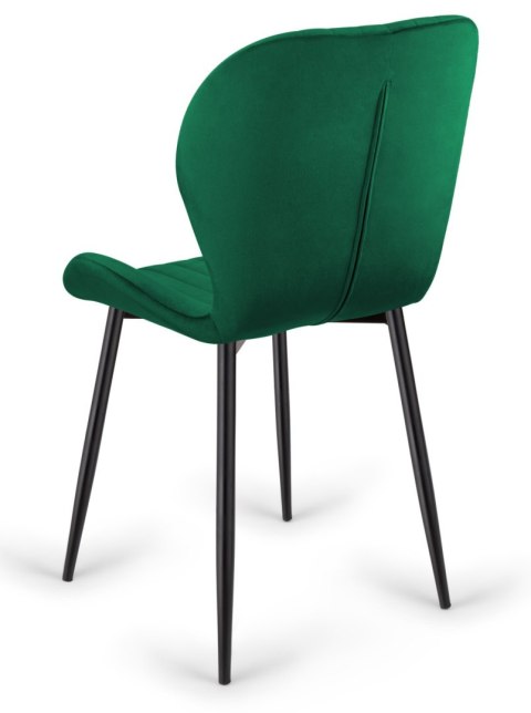 Krzesło tapicerowane MONTI VELVET GREEN Lugano Krzesło tapicerowane MONTI VELVET GREEN Lugano