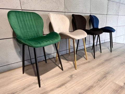Krzesło tapicerowane MONTI VELVET GREEN Lugano Krzesło tapicerowane MONTI VELVET GREEN Lugano
