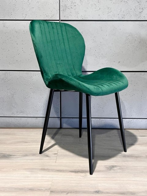 Krzesło tapicerowane MONTI VELVET GREEN Lugano Krzesło tapicerowane MONTI VELVET GREEN Lugano
