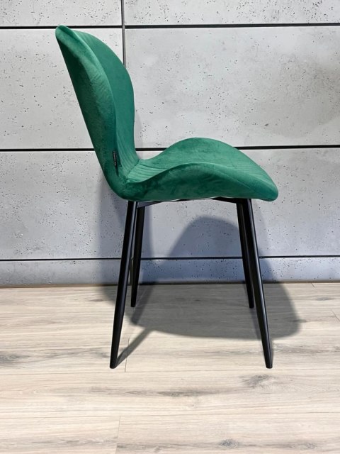 Krzesło tapicerowane MONTI VELVET GREEN Lugano Krzesło tapicerowane MONTI VELVET GREEN Lugano