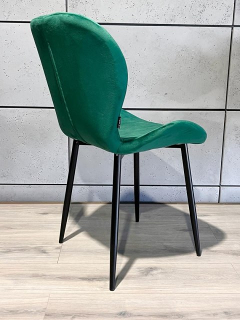 Krzesło tapicerowane MONTI VELVET GREEN Lugano Krzesło tapicerowane MONTI VELVET GREEN Lugano