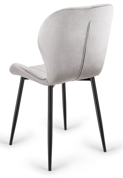Krzesło tapicerowane MONTI VELVET GREY Lugano Krzesło tapicerowane MONTI VELVET GREY Lugano